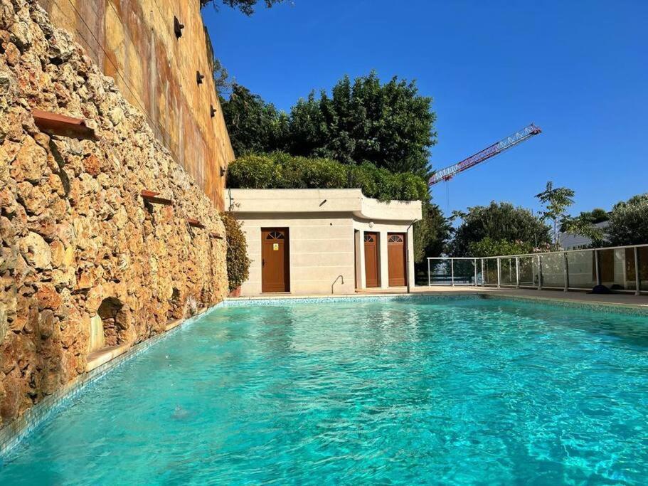 Les Jardins De Monaco Vue Mer Et Piscine Apartment Saint-Antoine  Luaran gambar