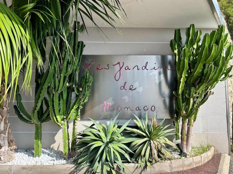 Les Jardins De Monaco Vue Mer Et Piscine Apartment Saint-Antoine  Luaran gambar